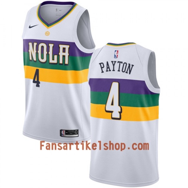 New Orleans Pelicans Trikot Elfrid Payton 4 2018-19 Nike City Edition Weiß Swingman - Herren